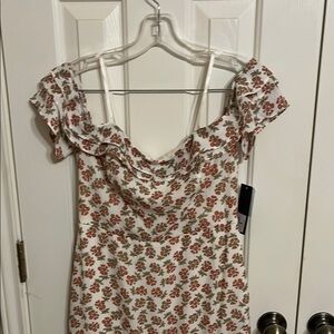 City Triangles Floral Off-Shoulder Dress